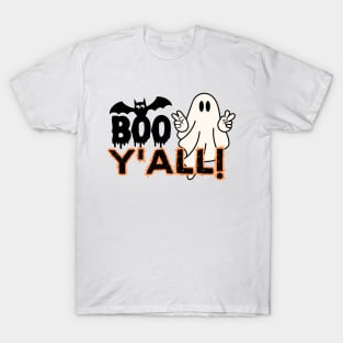 Funny Halloween Celebratory Saying Gift - Boo Y'all! T-Shirt